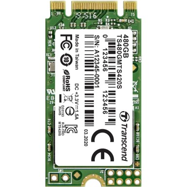 TRANSCEND SSD disk MTS420S, 480GB, M.2, SATA III