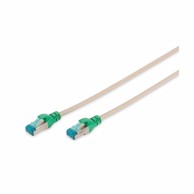 DIGITUS Prekrižni crossover FTP kabel CAT.5e 2 m, zeleno/siva