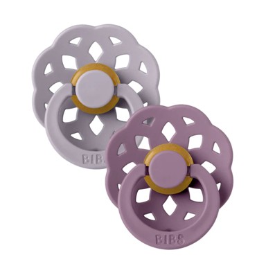 BIBS Boheme dude kaučuk 2 komada, siva i ljubičasta