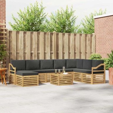 Set sofa, masivno bagremovo drvo
