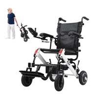 Električna invalidska kolica 21,5 kg, sklopiva, domet 20 km, stražnje upravljanje