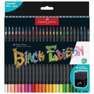 FABER-CASTELL Boja 116450 drvena black edition trokutasta 50 boja