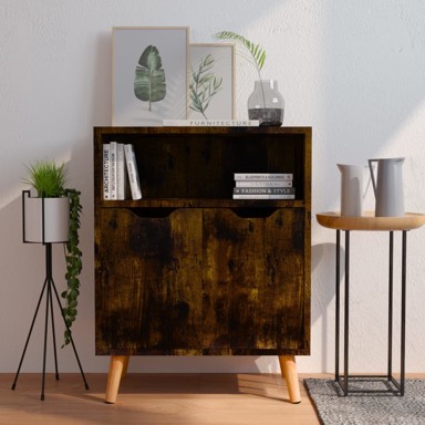Komoda boja dimljenog hrasta 60 x 30 x 72 cm od iverice