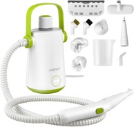 FANTASK ručni parni čistač 1000W, 300 ml, s 10 dodataka, zelena