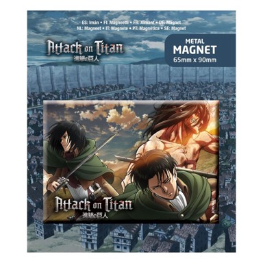 Magnet Attack on titan trio