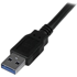 StarTech.com 3 m, USB 3.0-A - USB 3.0-B USB kabel USB 3.2 gen 1 (3.1 gen 1) USB A USB B 5 Gbit/s, crno