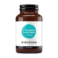 VIRIDIAN L-teanin s melisom, 30 kapsula
