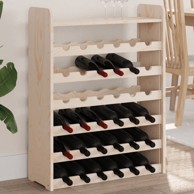 Stalak za vino s gornjom pločom 67,5x25x87 cm masivna borovina