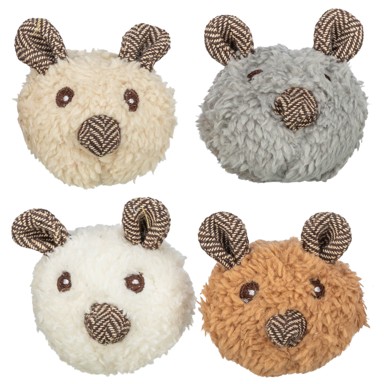 TRIXIE Igračka za mačke, pliš medvjed, 8 cm, razni oblici