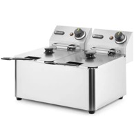 HENDI Kitchen Line komercijalna friteza, 6 kW, 230 V, 2 x 4 l, 205846