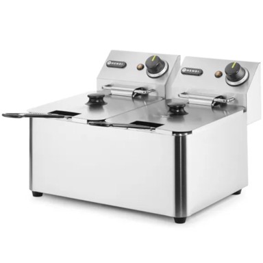 HENDI Kitchen Line komercijalna friteza, 6 kW, 230 V, 2 x 4 l, 205846