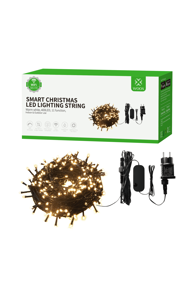 WOOX Pametna LED Božićna rasvjeta, 40m, 400LED, 2500K