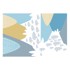 AMBIANCE Zidna samoljepljiva naljepnica Scandinavian Giant Mountains Blanka