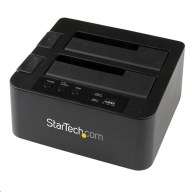STARTECH Duplikator HDD/SSD SDOCK2U33RE, 1 kopija, crna