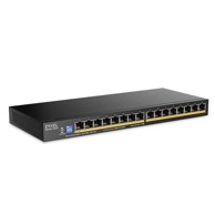 ZYXEL Mrežni preklopnik GS1100-16EPS-EU0101F, 16 portova, Gigabit Ethernet, PoE+
