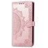 Preklopna maskica za Oppo A98 5G, Mandala, ružičasto zlatna