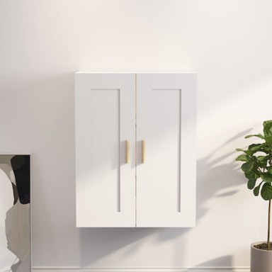 Zidni ormarić bijeli 69,5 x 32,5 x 90 cm konstruirano drvo