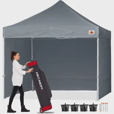 COLEMAN Pavilion Event Shelter, 450x450 cm, svijetlosiva/siva