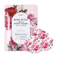 PETITFEE&KOELF Učvršćujuća maska-čarape za stopala Rose Petal Satin Foot Mask 1 kom 16 g