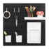 VEVOR Set organizatora za zidnu ploču, 28 x 28 x 12 cm, crni