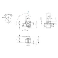 TITAN Brava s okovom za sandučiće bravica za PTT-ormarić