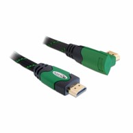 DELOCK HDMI kabel kutni 4K zeleni 3 m, model 82953