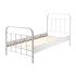 VIPACK Bijeli metalni dječji krevet New York, 90 x 200 cm