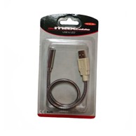 MAXCABLE USB kabel, USB-A na LED, 0.35 m, poniklan