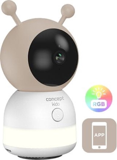 CONCEPT Baby monitor s kamerom Kido KD5010, bez boje