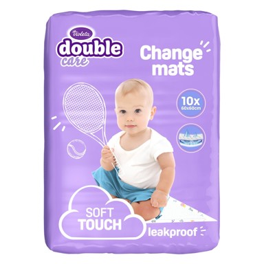 VIOLETA Podloga za previjanje, za jednokratnu upotrebu, 10 kom