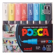 POSCA Marker PC-1M, osnovne boje, 8 kom