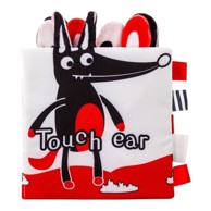 Kontrastna knjiga za bebe vuk