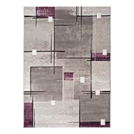 UNIVERSAL Sivo-ljubičasti tepih Detroit, 120 x 170 cm