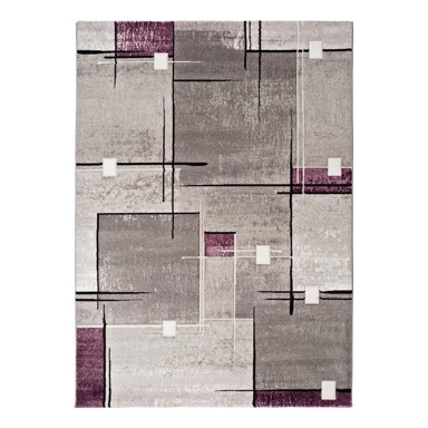 UNIVERSAL Sivo-ljubičasti tepih Detroit, 120 x 170 cm
