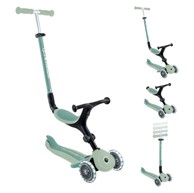 GLOBBER romobil GO UP Active ECO sklopivi, svjetleći kotači zelen