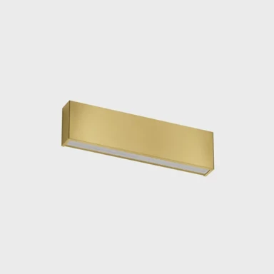 Zidna svjetiljka Box, 2370 lm, 3000 K, IP40, mjed