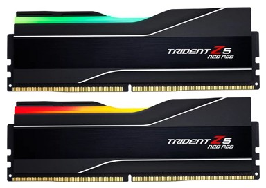 G.SKILL RAM memorija Trident Z5 Neo RGB F5-6000J3444F64GX2-TZ5NR, 128GB (2x64GB), DDR5 6000MHz, CL34, DIMM, crna, RGB