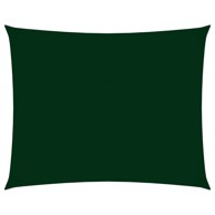 Jedro za zaštitu od sunca od tkanine pravokutno 3 x 4.5 m, tamnozeleno