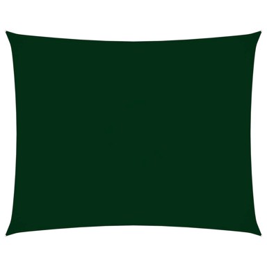 Jedro za zaštitu od sunca od tkanine pravokutno 3 x 4.5 m, tamnozeleno