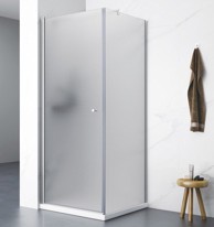 AQUALINE Tuš kabina PILOT, kvadratna, 800 x 800 mm, Brick staklo
