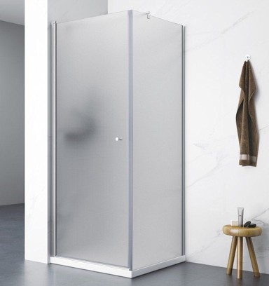 AQUALINE Tuš kabina PILOT, kvadratna, 800 x 800 mm, Brick staklo