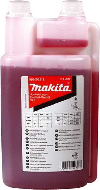 MAKITA Ulje za 2-taktni motor s mjernom posudom, 1 l