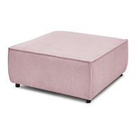 BOBOCHIC PARIS Svijetlo ružičasti modularni tabure od samta Nihad modular, 100x100x44 cm