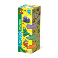 SES FunDo plastelin, Dinosauri, 3x90g-1x40g