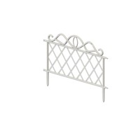 BLUMAX PVC ograda 48X7X34,5 CM 7/1=3,36 m bijela