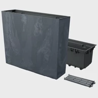 Cvjetnjak URBI BETON, 60 cm, antracit