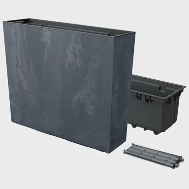 Cvjetnjak URBI BETON, 60 cm, antracit