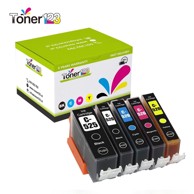 TONER123 Zamjenske tinte komplet Canon PGI-525BK + 4× CLI-526 / Canon pixma iP-4850, 4950, IX-6550, MG-5150, 5250, 5350, 5350S, 6150, 6250, 8150, 8250, MX-715, 885, 895, crna, crna, cijan, magenta, žuta