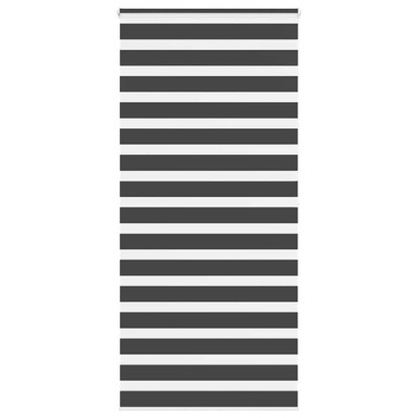 Zavjesa zebra crna 100x200 cm širina tkanine 95,9 cm poliester