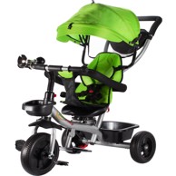 MALPLAY Dječji tricikl zeleni 360°
